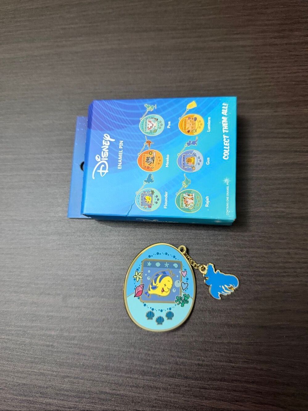Disney Princess Sidekicks Gaming Blind Box Enamel Pin - Flounder